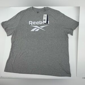 NWT Reebok T-shirt with Logo in Grey Size 3X/22-24W